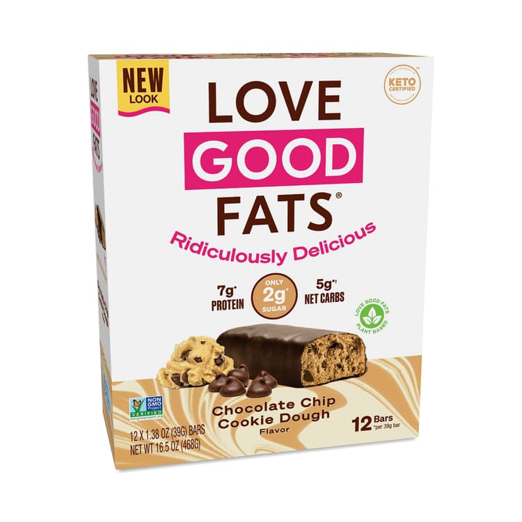 Snack Bars, Chocolate Chip Cookie Dough