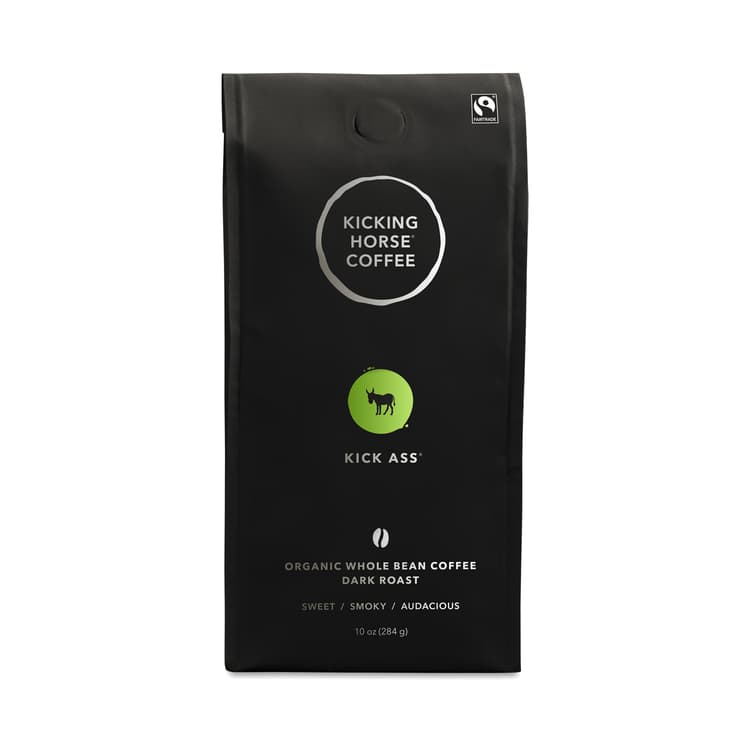Kicking Horse Kick Ass Whole Bean Coffee, Dark Roast