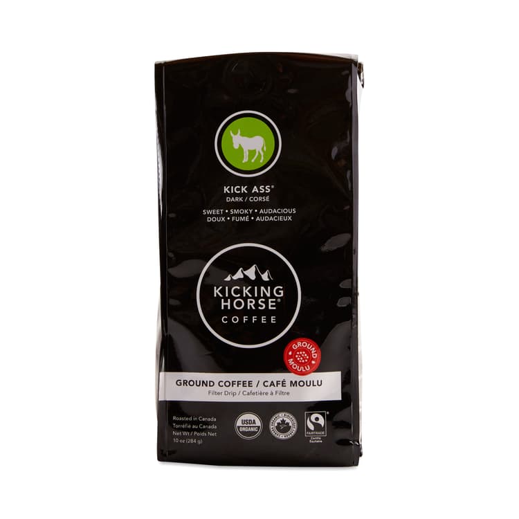 Kick Ass Ground Coffee, Dark Roast