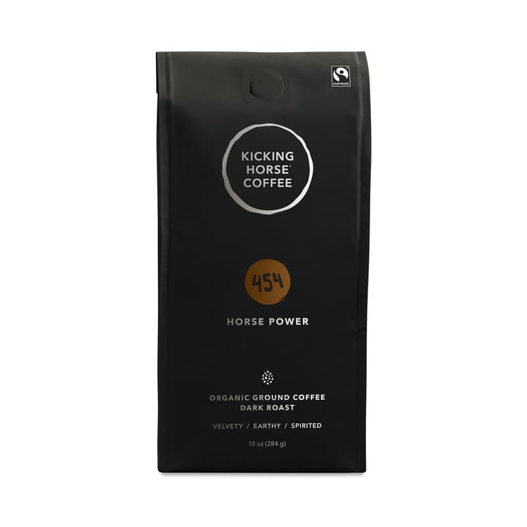 Kicking Horse 454 Horse Power Ground Coffee, Dark Roast