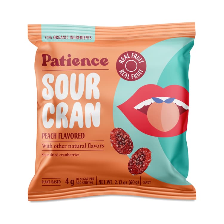 Patience Fruit & Co Sour Cran  Peach Candy