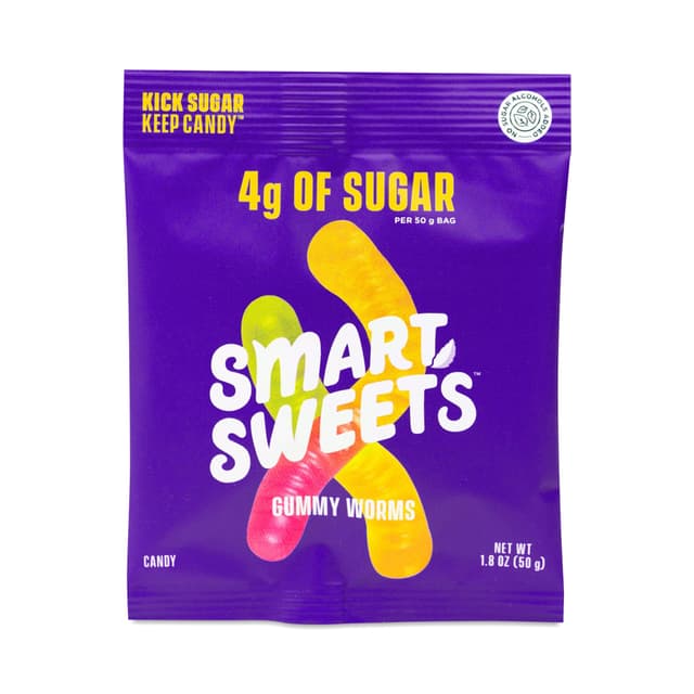 Is it Brazil Nut Free? Smartsweets Gummy Worms Of Sugar Per
