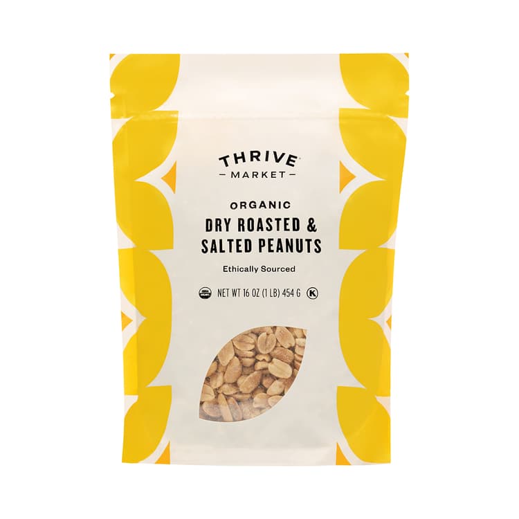 Thrive Market Organic Dry Roasted & Salted Peanuts
