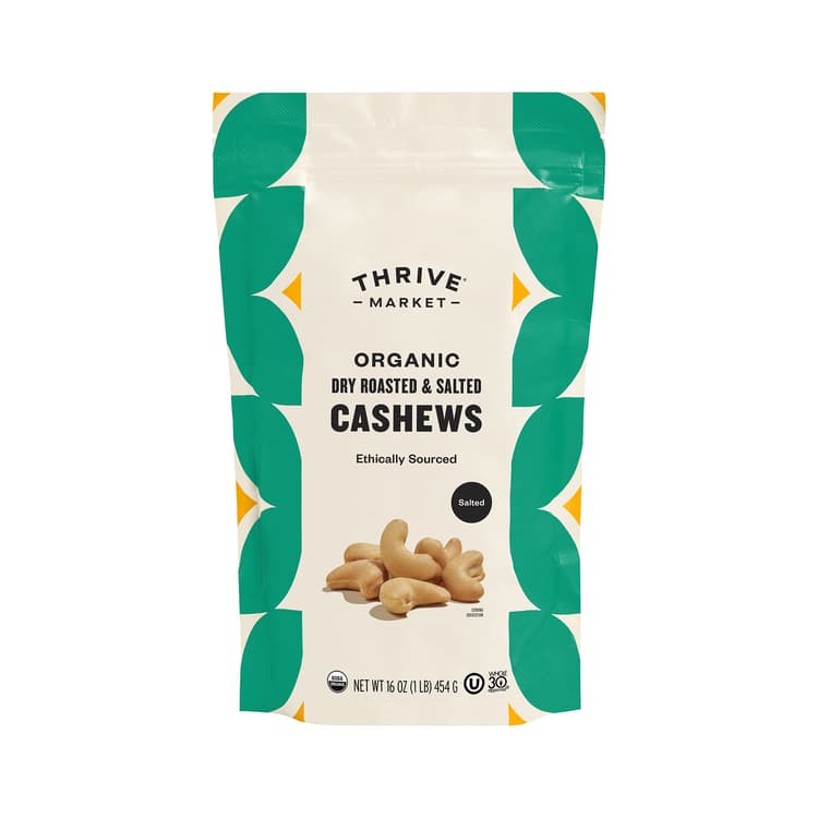 Thrive Market Organic Dry Roasted & Salted Cashews