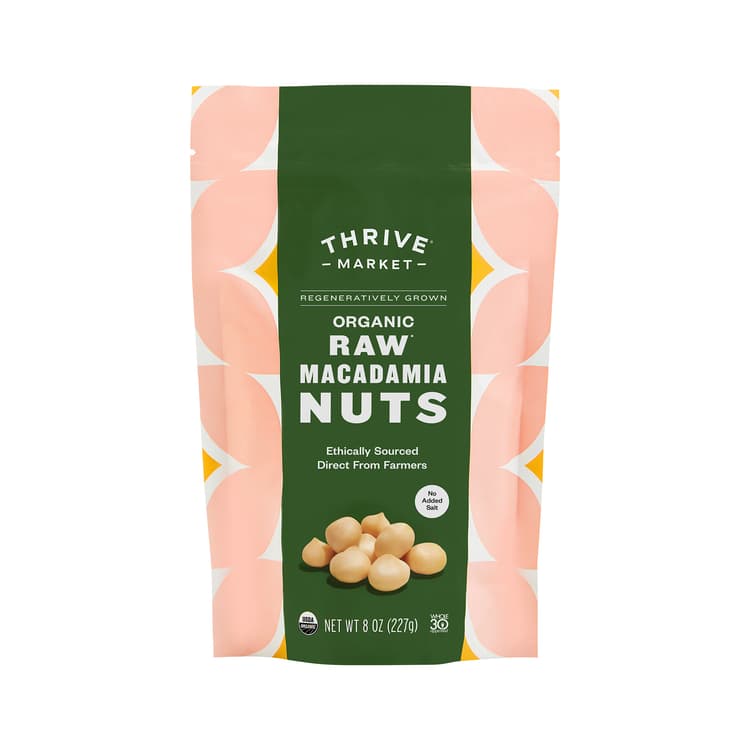 Thrive Market Regeneratively Grown Organic Raw Macadamia Nuts