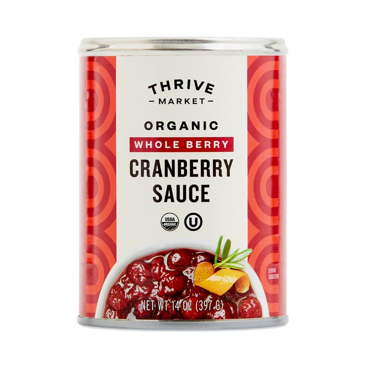 Thrive Market Organic Whole Berry Cranberry Sauce