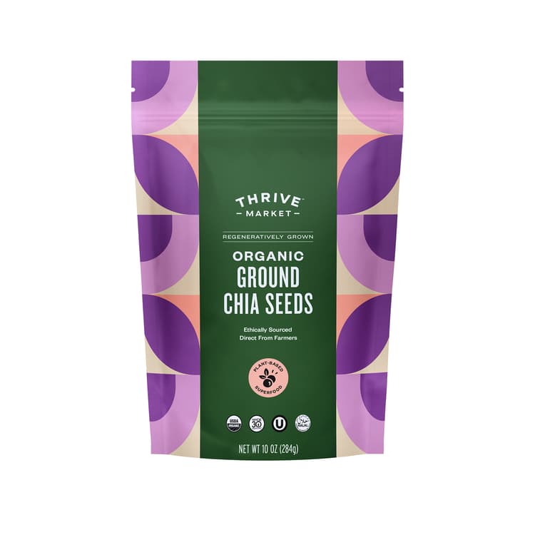 Thrive Market Regeneratively Grown Organic Ground Chia Seeds