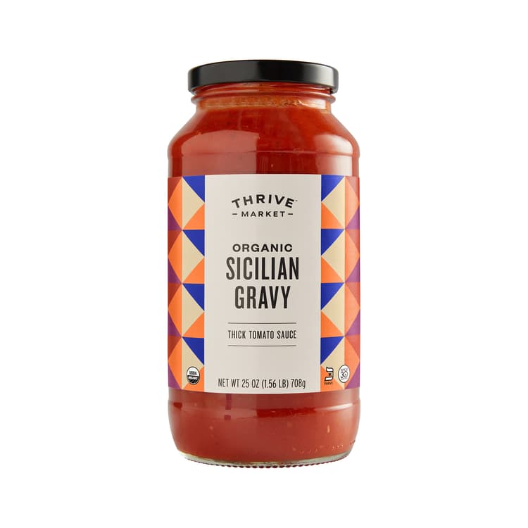 Thrive Market Organic Pasta Sauce, Sicilian Gravy