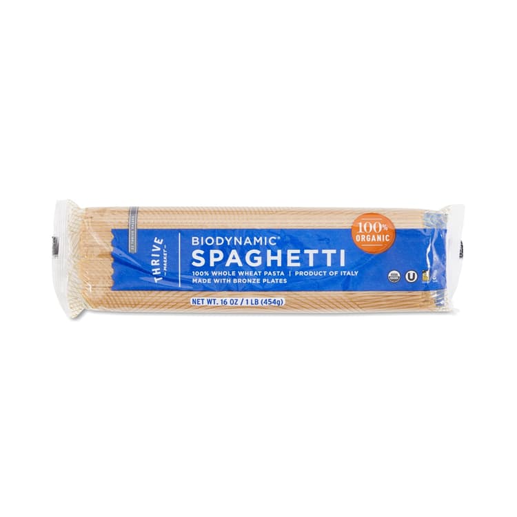 Thrive Market Organic Biodynamic Whole Wheat Spaghetti