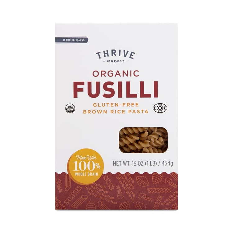 Thrive Market Organic Brown Rice Fusilli