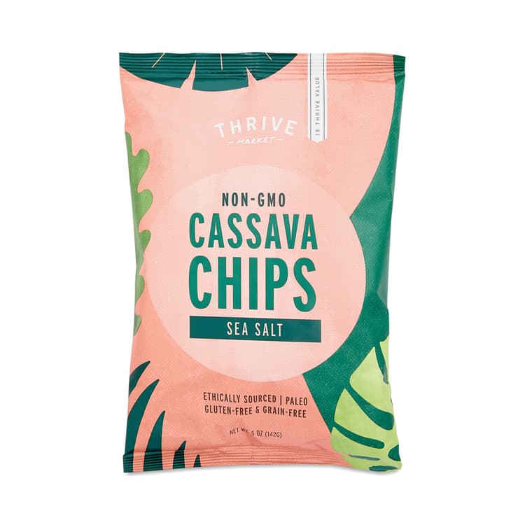 Non-Gmo Cassava Chips, Sea Salt