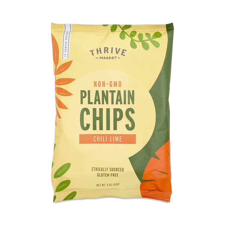Thrive Market Non-Gmo Plantain Chips, Chili Lime
