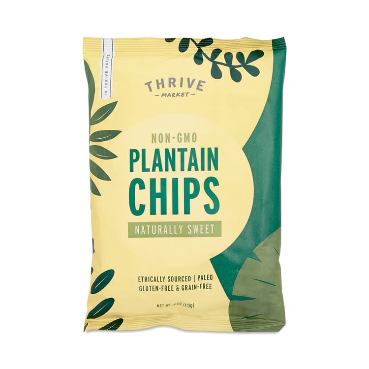 Thrive Market Non-Gmo Plantain Chips, Naturally Sweet
