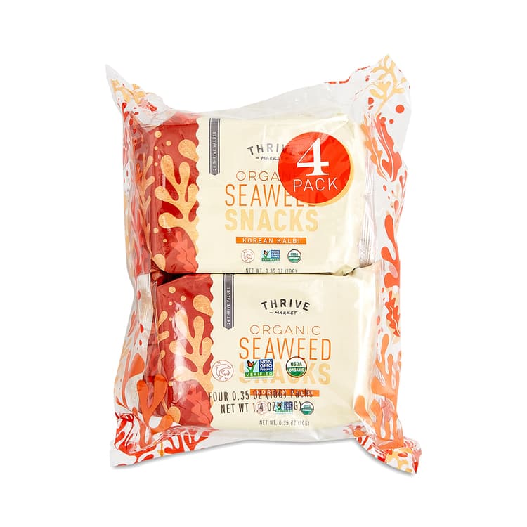 Thrive Market Organic Seaweed Snacks, Korean Kalbi