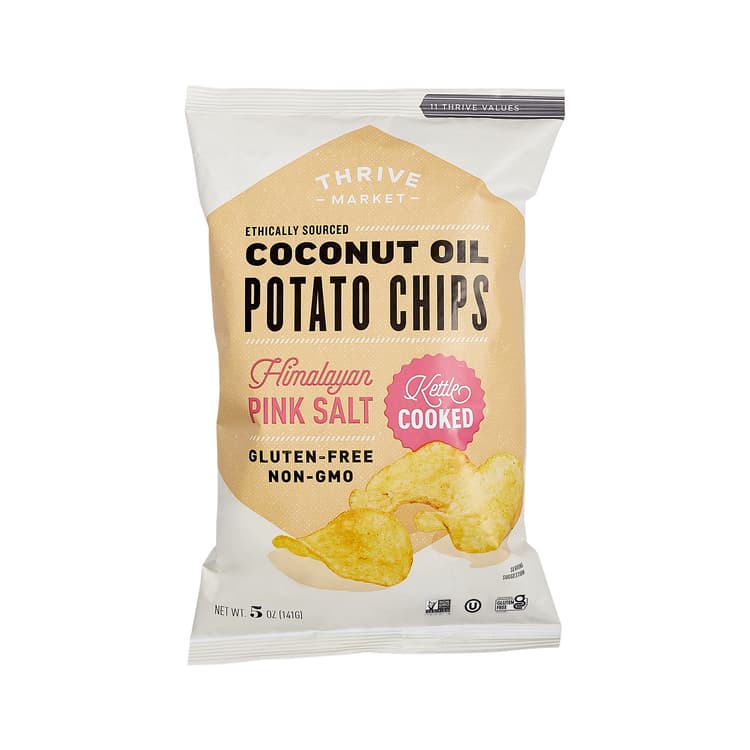Thrive Market Coconut Oil Potato Chips, Himalayan Pink Salt