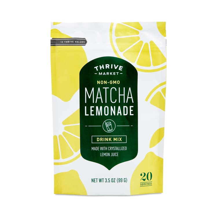 Thrive Market Non-Gmo Matcha Lemonade Drink Mix