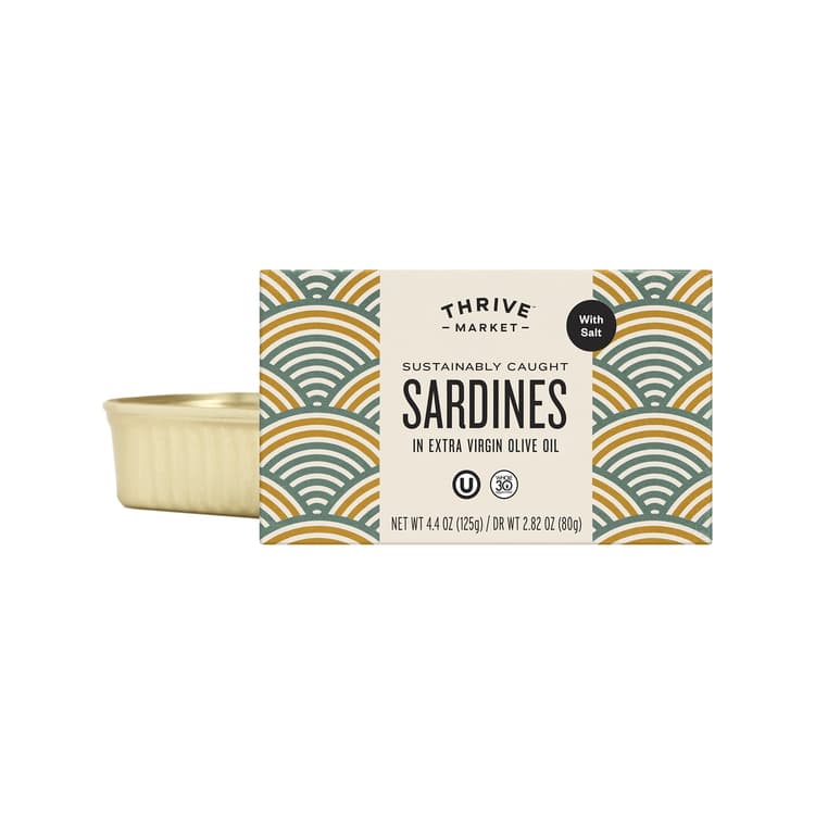 Thrive Market Non-Gmo Sardines In Evoo, With Salt