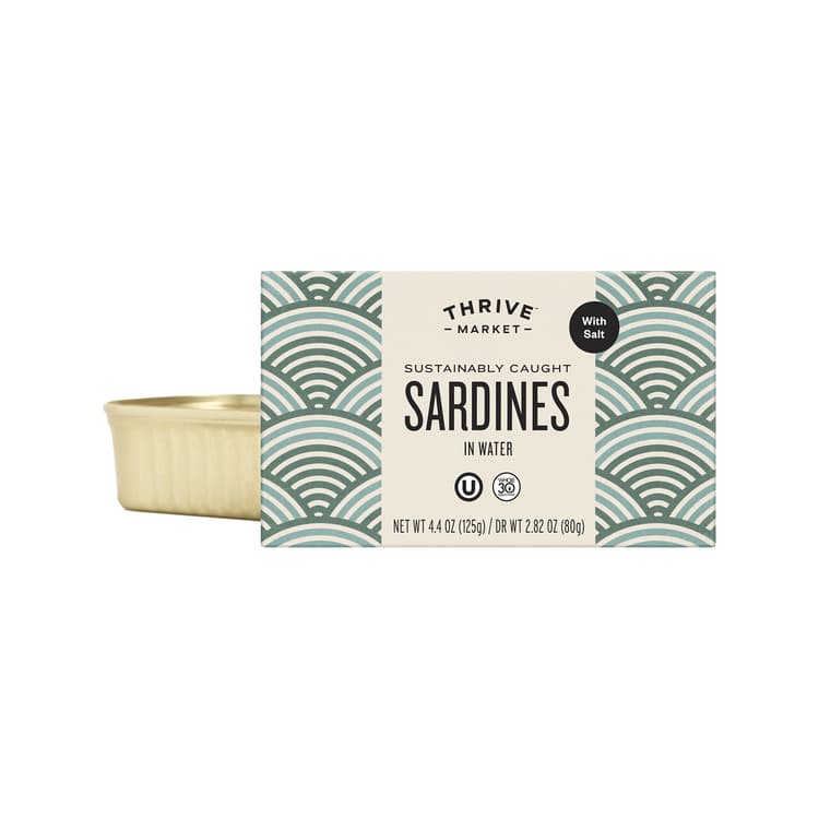 Thrive Market Non-Gmo Sardines In Water, With Salt
