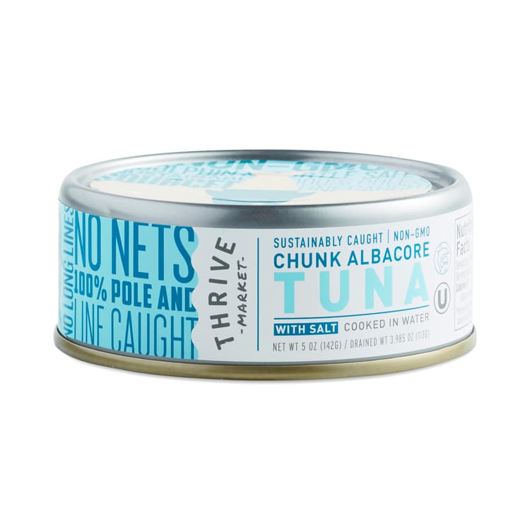 Thrive Market Non-Gmo Chunk Albacore Tuna, With Salt