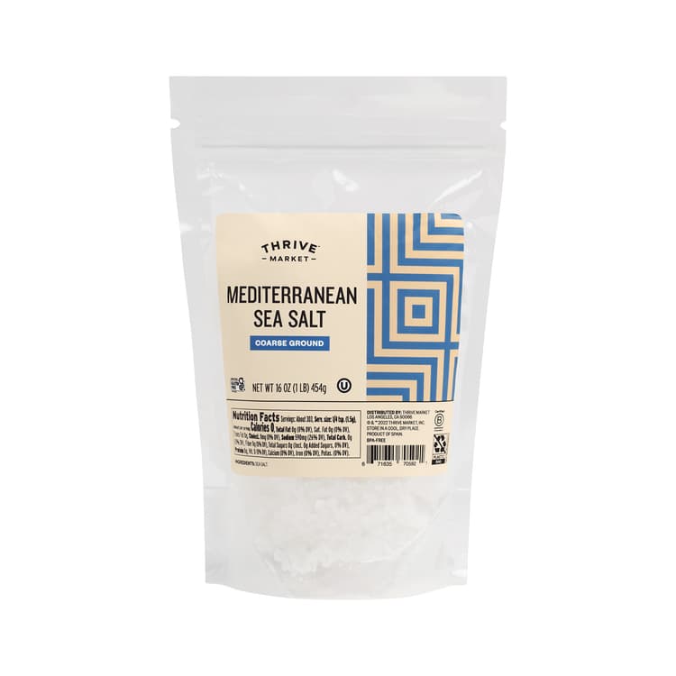 Thrive Market Mediterranean Sea Salt, Coarse Ground