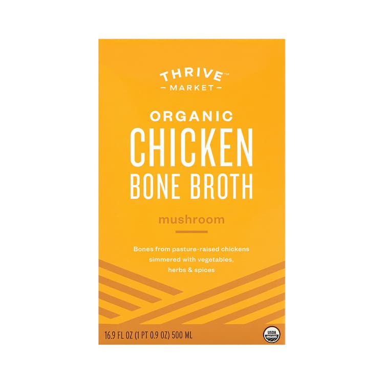 Thrive Market Organic Chicken Mushroom Bone Broth