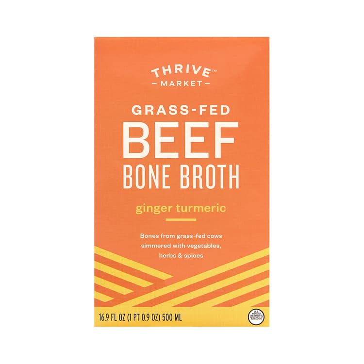 Thrive Market Grass-Fed Beef Bone Broth With Turmeric Ginger