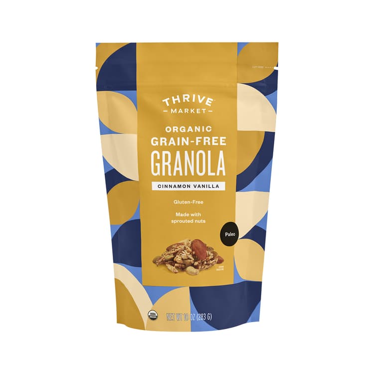 Thrive Market Organic Grain-Free Granola, Cinnamon Vanilla