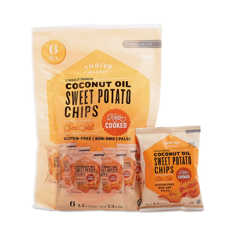 Thrive Market Sweet Potato Chips, Multipack