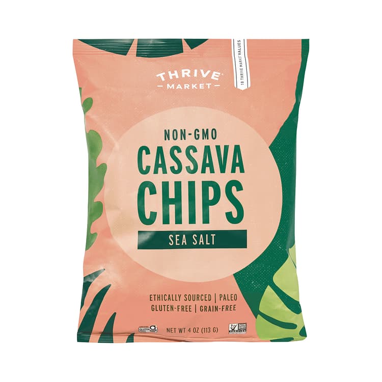 Thrive Market Non-Gmo Cassava Chips Sea Salt