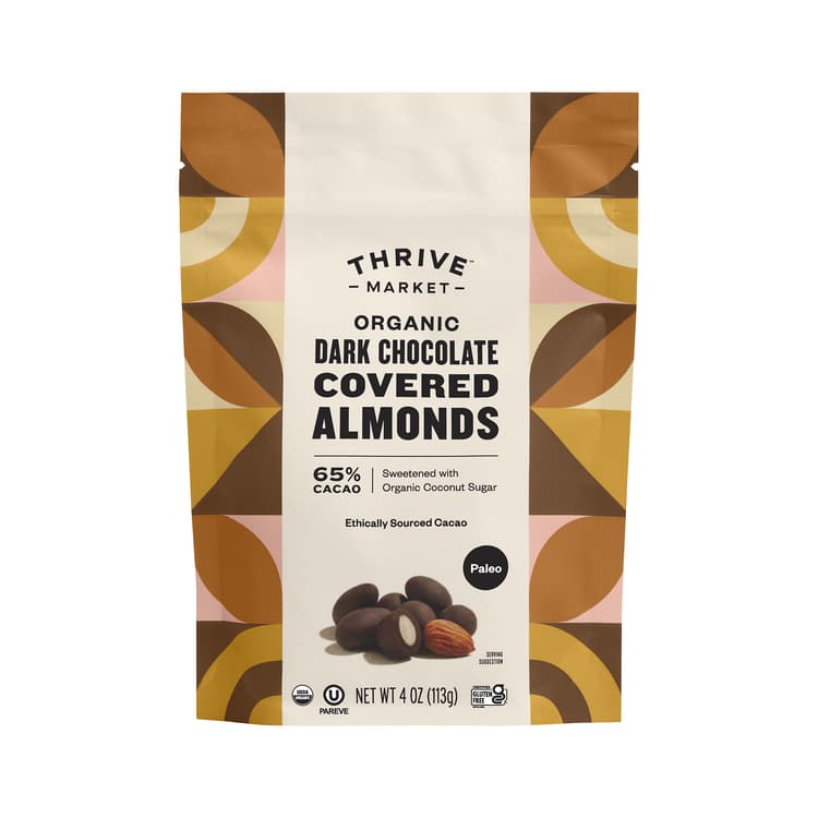 Thrive Market Organic Dark Chocolate Covered Almonds