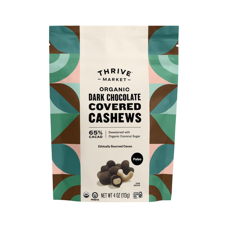 Thrive Market Organic Dark Chocolate Covered Cashews