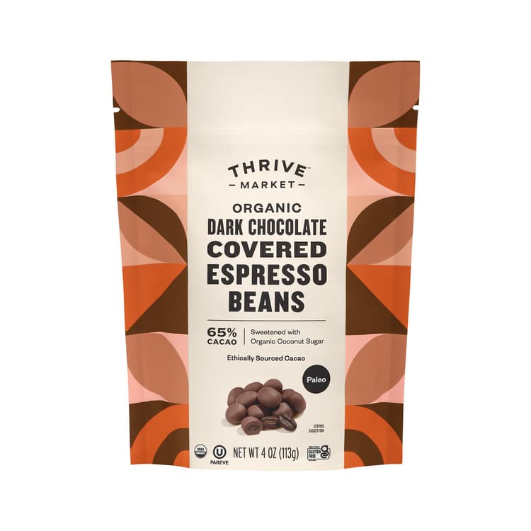 Thrive Market Organic Chocolate-Covered Espresso Beans