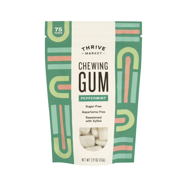 Thrive Market Peppermint Xylitol Gum