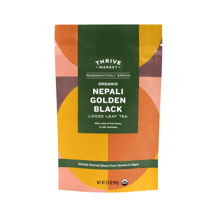 Thrive Market Regeneratively Grown Organic Nepali Golden Black Loose Leaf Tea