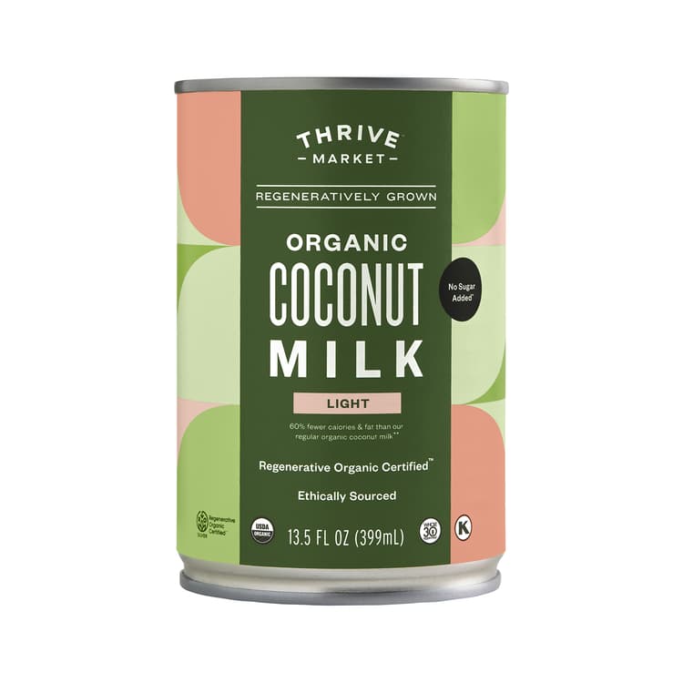 Thrive Market Regeneratively Grown Organic Coconut Milk, Light