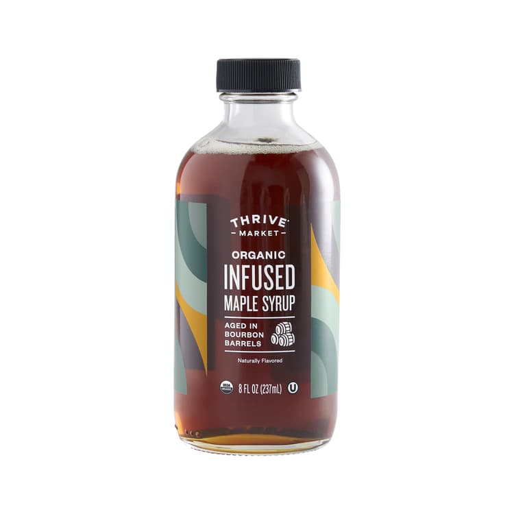 Thrive Market Organic Infused Maple Syrup, Aged In Bourbon Barrels
