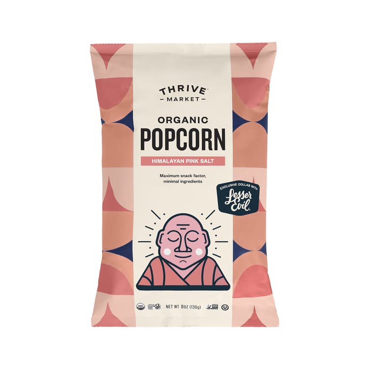 Thrive Market Organic Popcorn, Himalayan Pink Salt