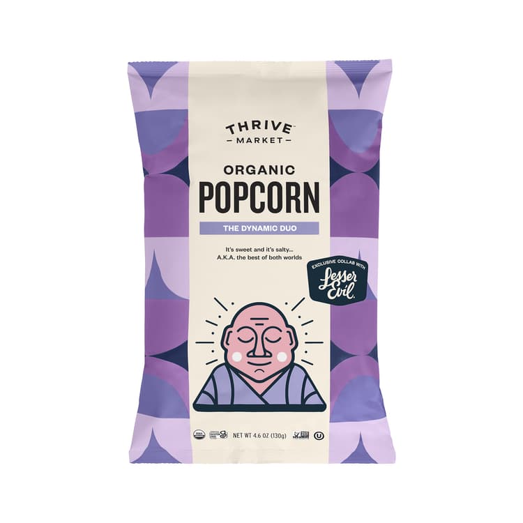 Thrive Market Organic Popcorn, The Dynamic Duo