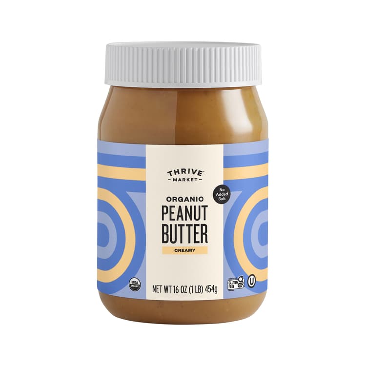 Thrive Market Organic No Added Salt Creamy Peanut Butter
