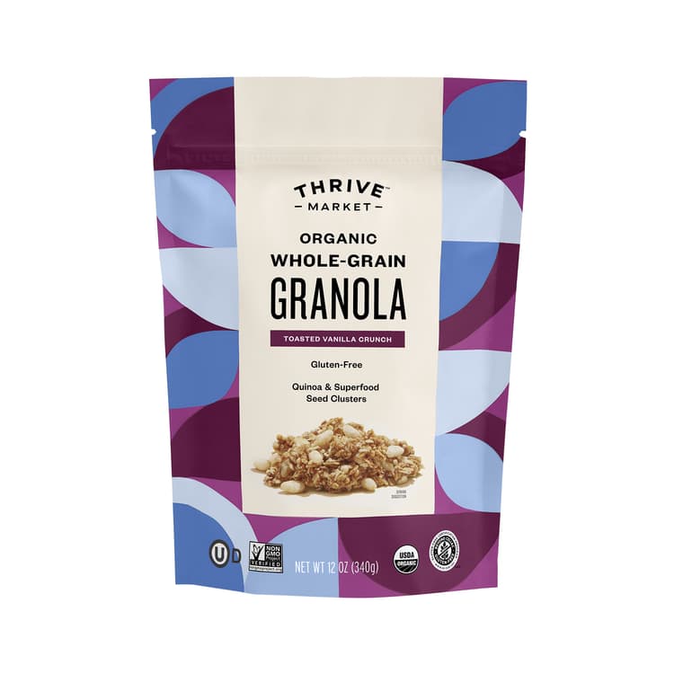 Thrive Market Toasted Vanilla Crunch Organic Whole-Grain Granola