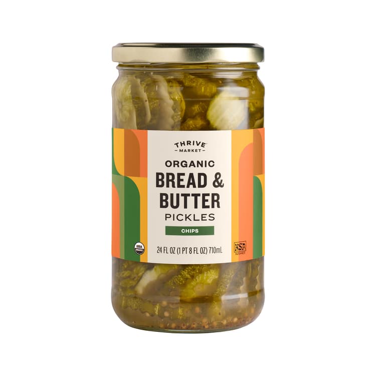 Thrive Market Organic Bread & Butter Pickle Chips