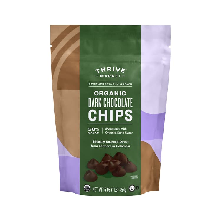 Thrive Market Regeneratively Grown Organic Dark Mini Chocolate Chips