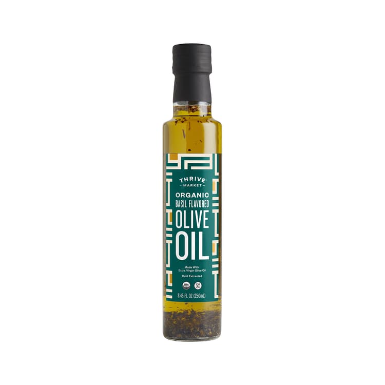 Thrive Market Organic Basil Flavored Olive Oil