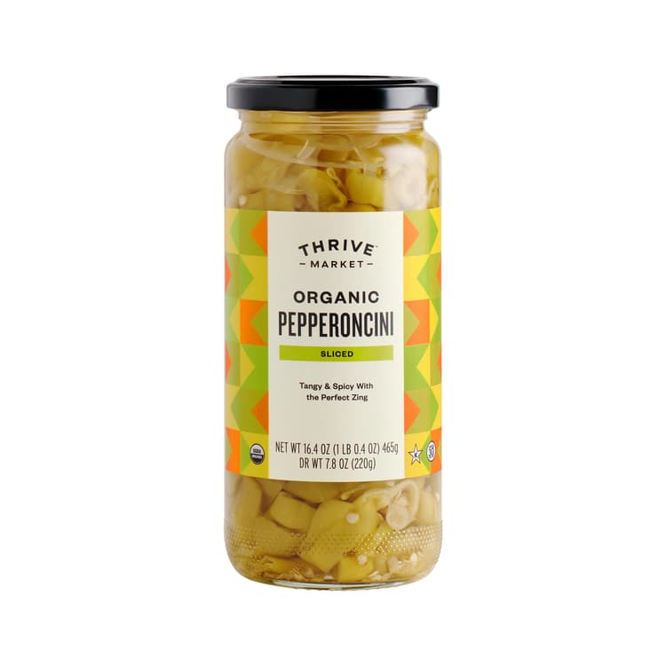 Thrive Market Organic Pepperoncini, Sliced