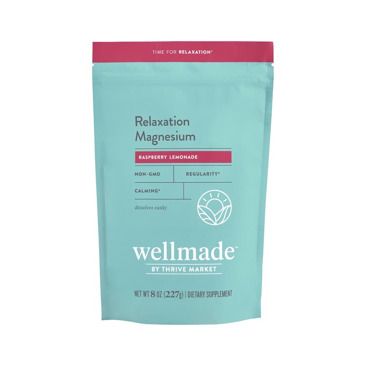 Wellmade By Thrive Market Relaxation Magnesium Raspberry Lemonade
