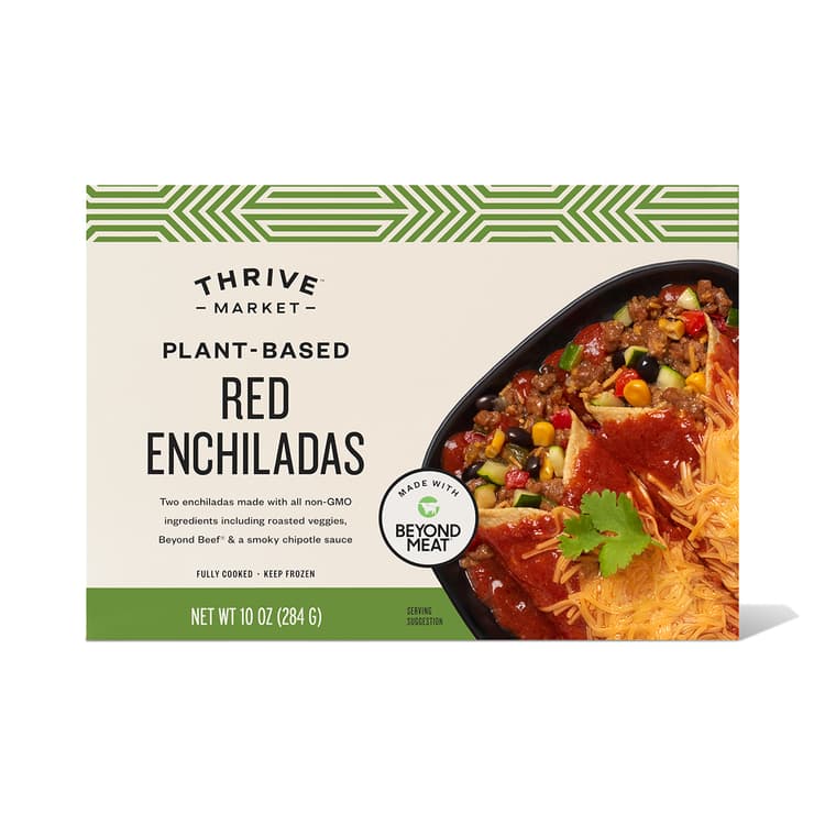 Thrive Market Plant-Based Red Enchiladas With Beyond Meat