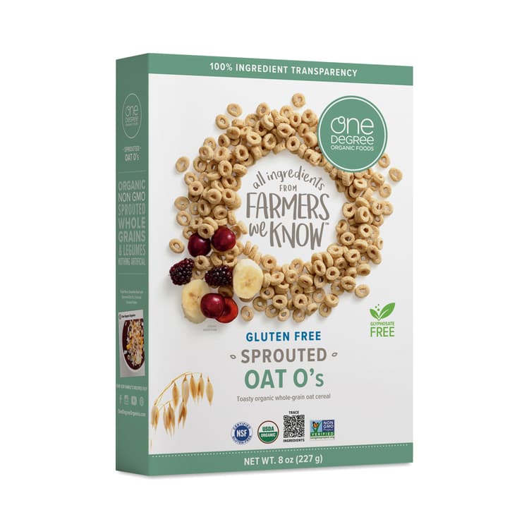 One Degree Organic Foods Sprouted Oat O'S