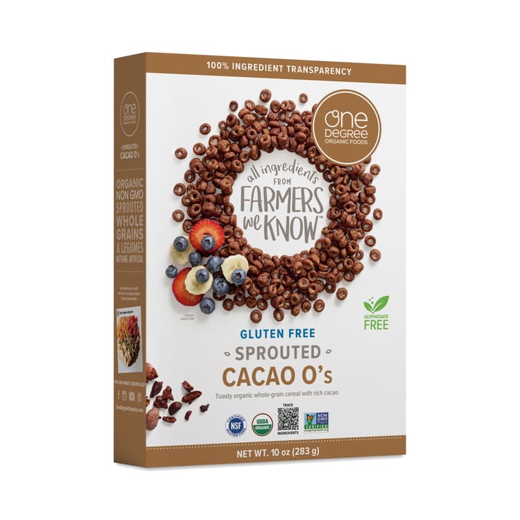 One Degree Organic Foods Sprouted Cacao O'S