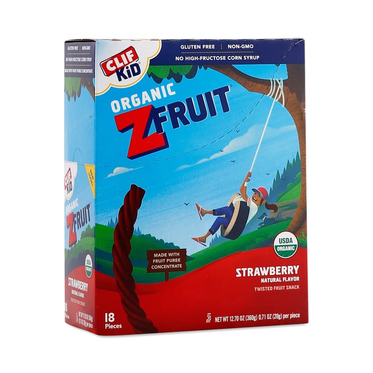 Clif Kid Zfruit Snack Pack, Strawberry
