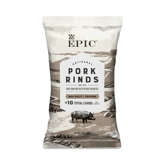 Is it Fish Free? Epic Sea Salt & Pepper Pork Rinds